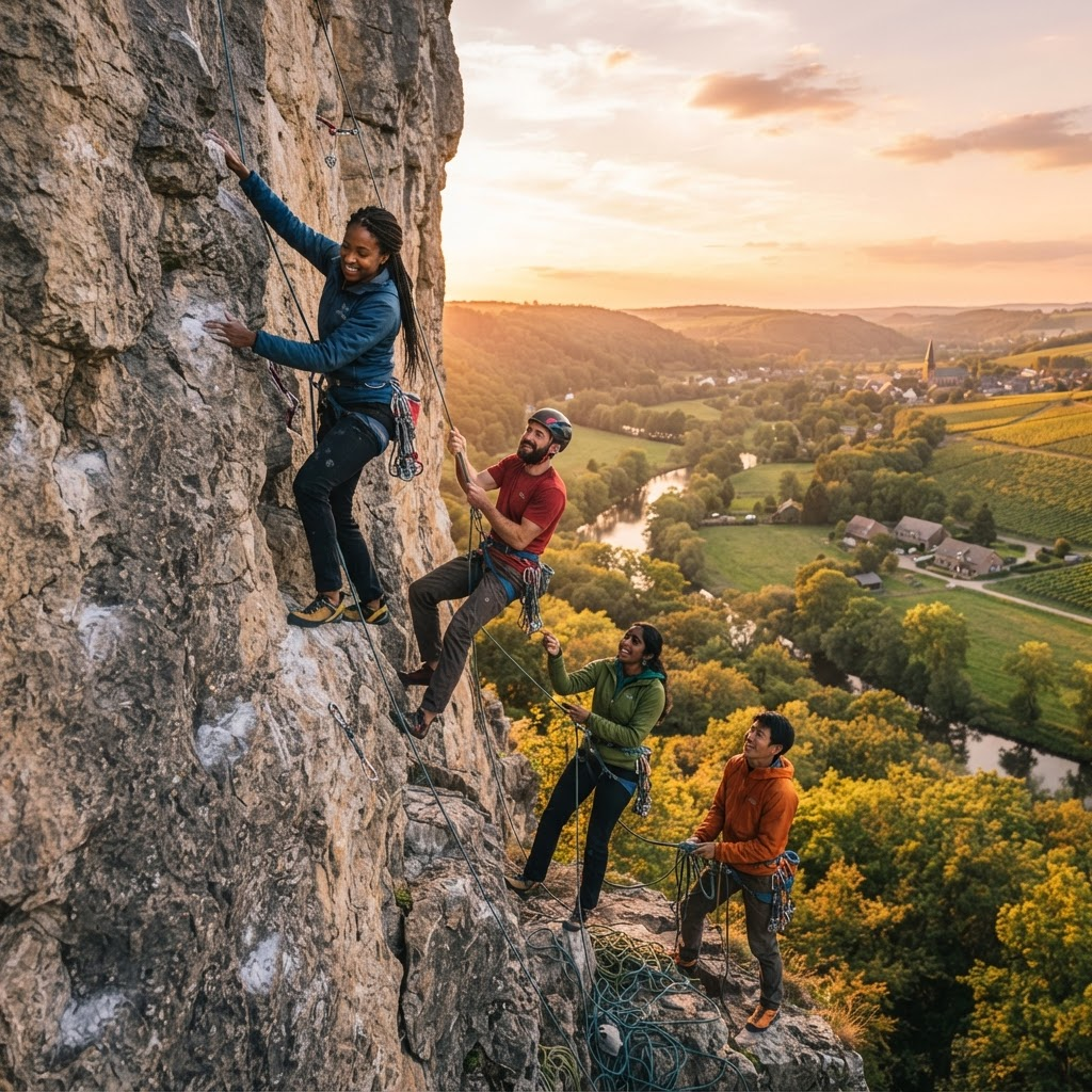 StarClimbers team climbing